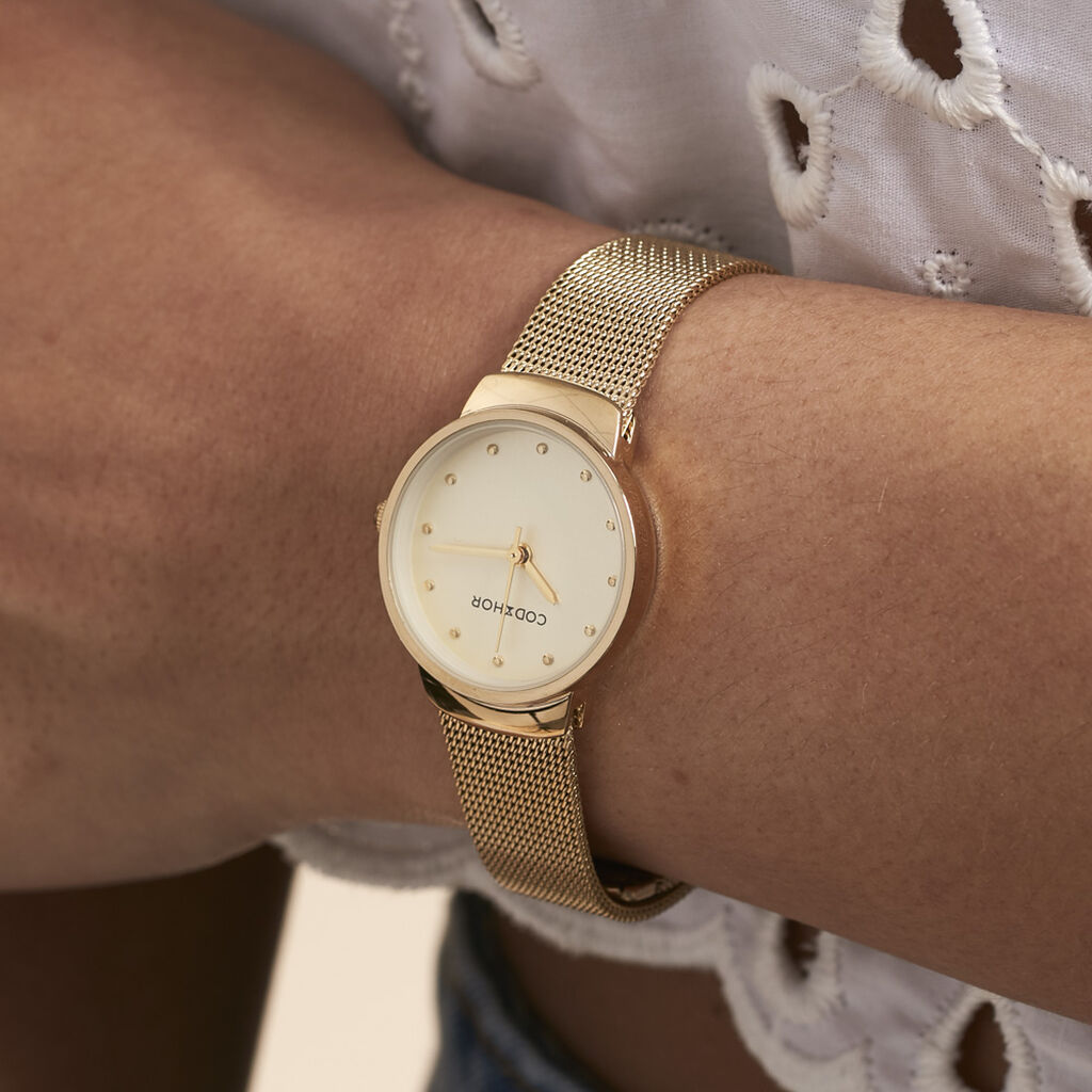 Montre Codhor Fleur Doré