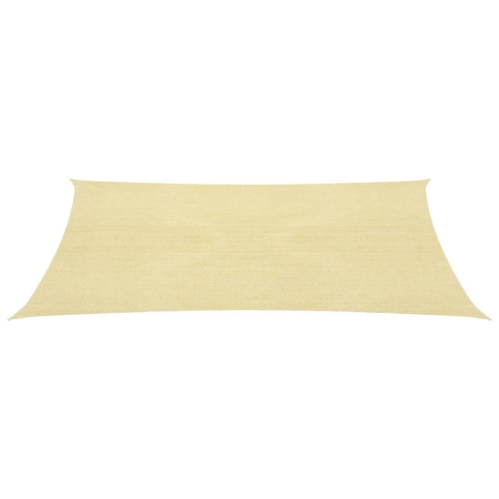 Voile d'ombrage parasol en pehd carré 3,6 x 3,6 m beige