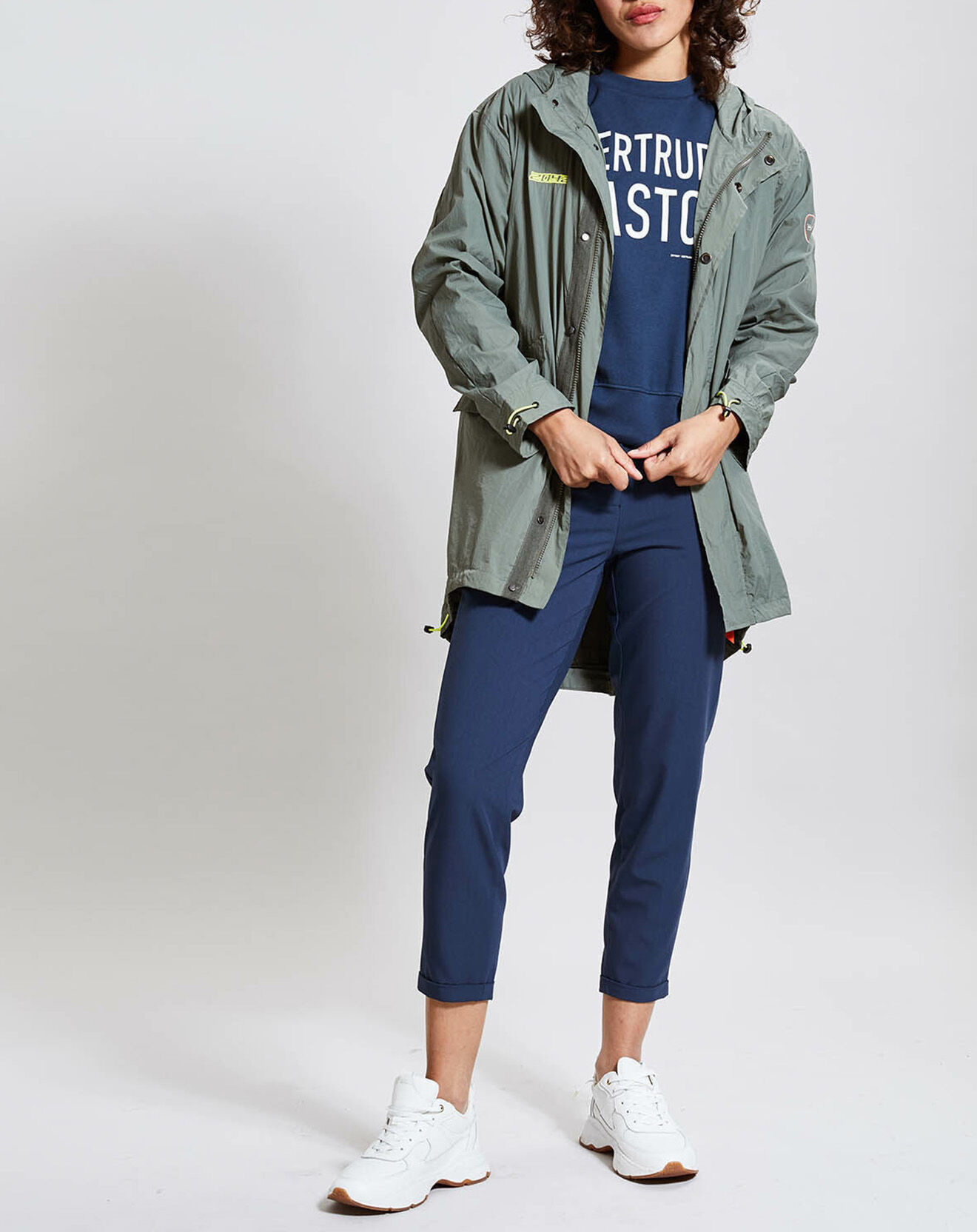Gertrude + Gaston Veste coupe-vente mixte Gabriel verte