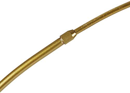 Qazqa - Moderne Bogenlampe Messing mit weißem Schirm - Arc Basic I Wohnzimmer I Schlafzimmer - Stahl Rund I Länglich - LED geeignet E27