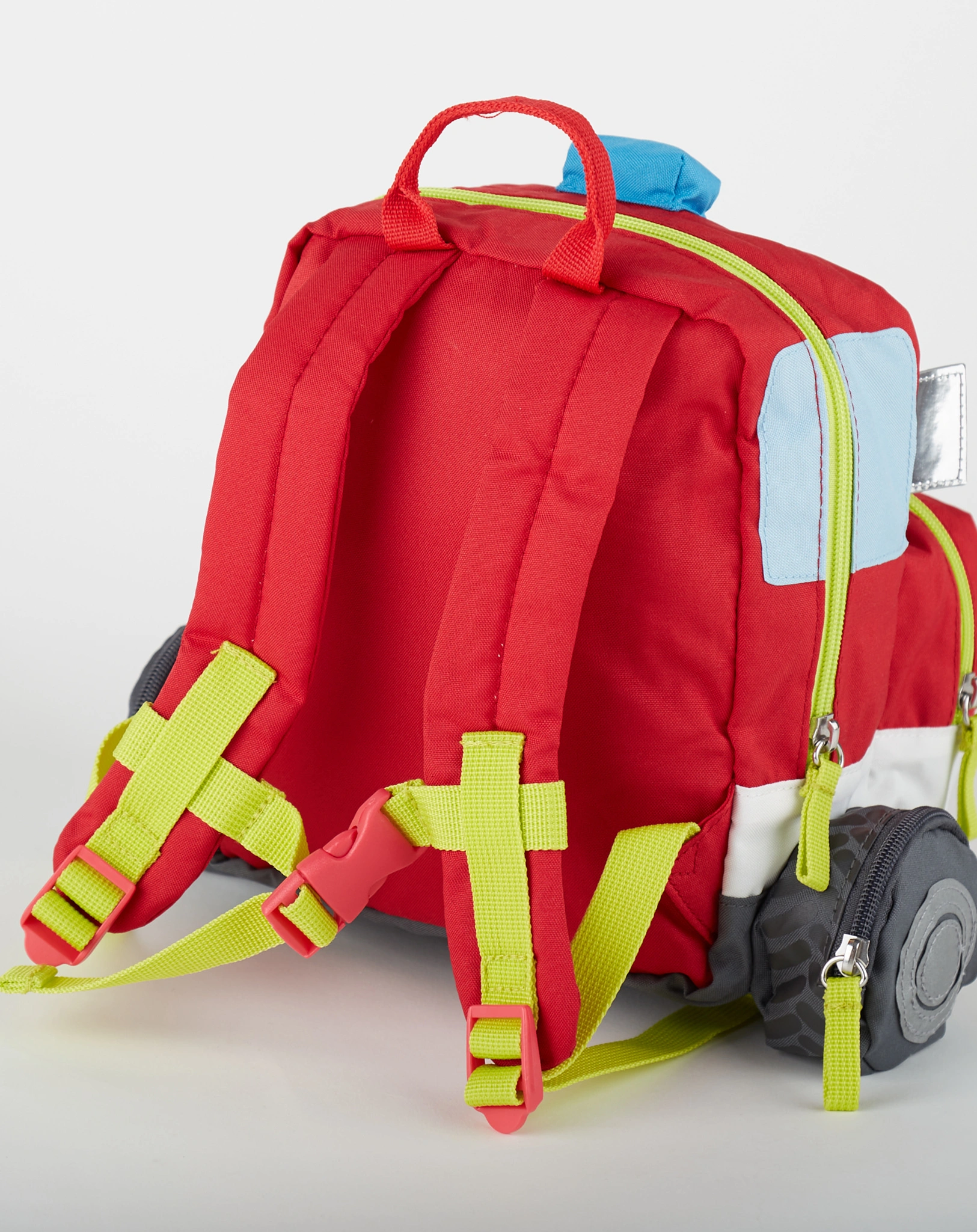 Rucksack FEUERWEHRAUTO (25x28x18) in rot
