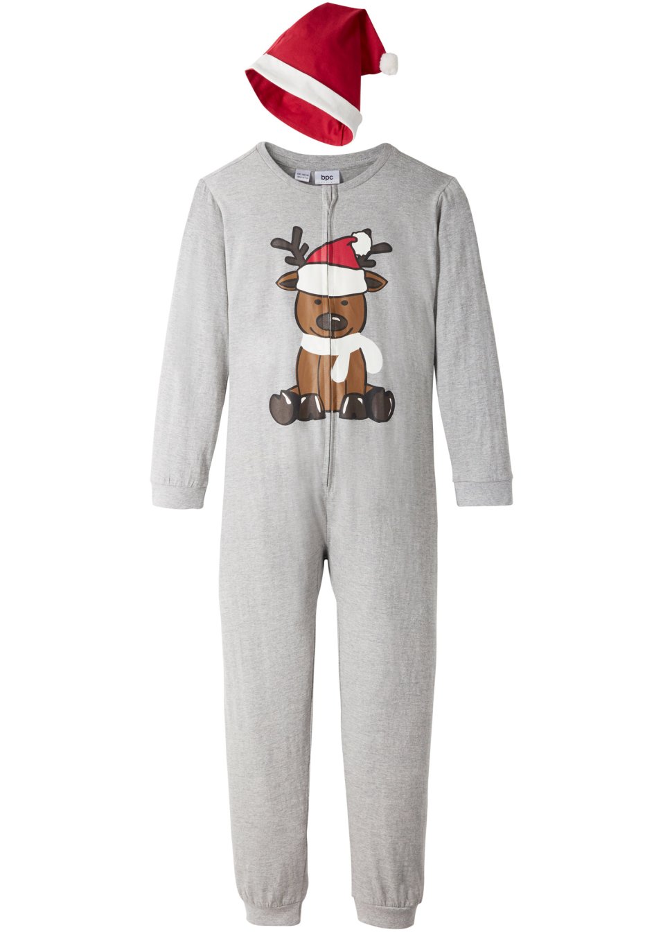 Combipyjama enfant + bonnet de Noël (Ens. 2 pces.)