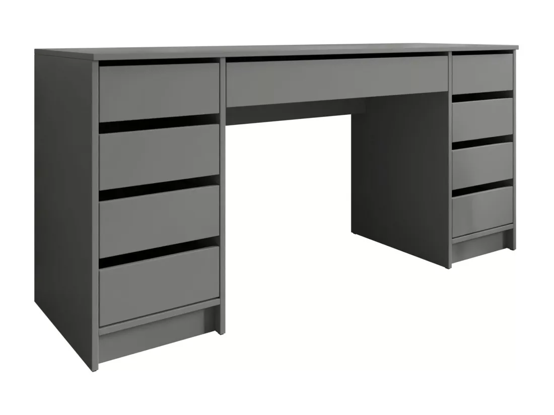 Bureau Comfivo 401, Avec tiroirs, 76x154x55cm, Anthracite