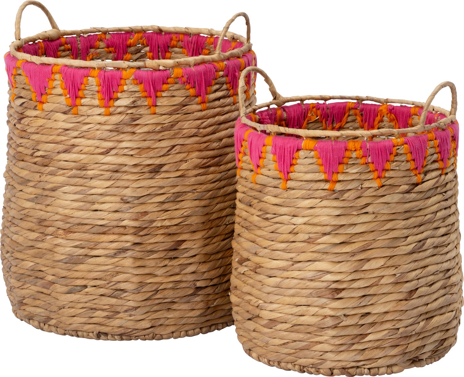 Intratuin opbergmand Maci naturel / roze D 42 H 46 cm
