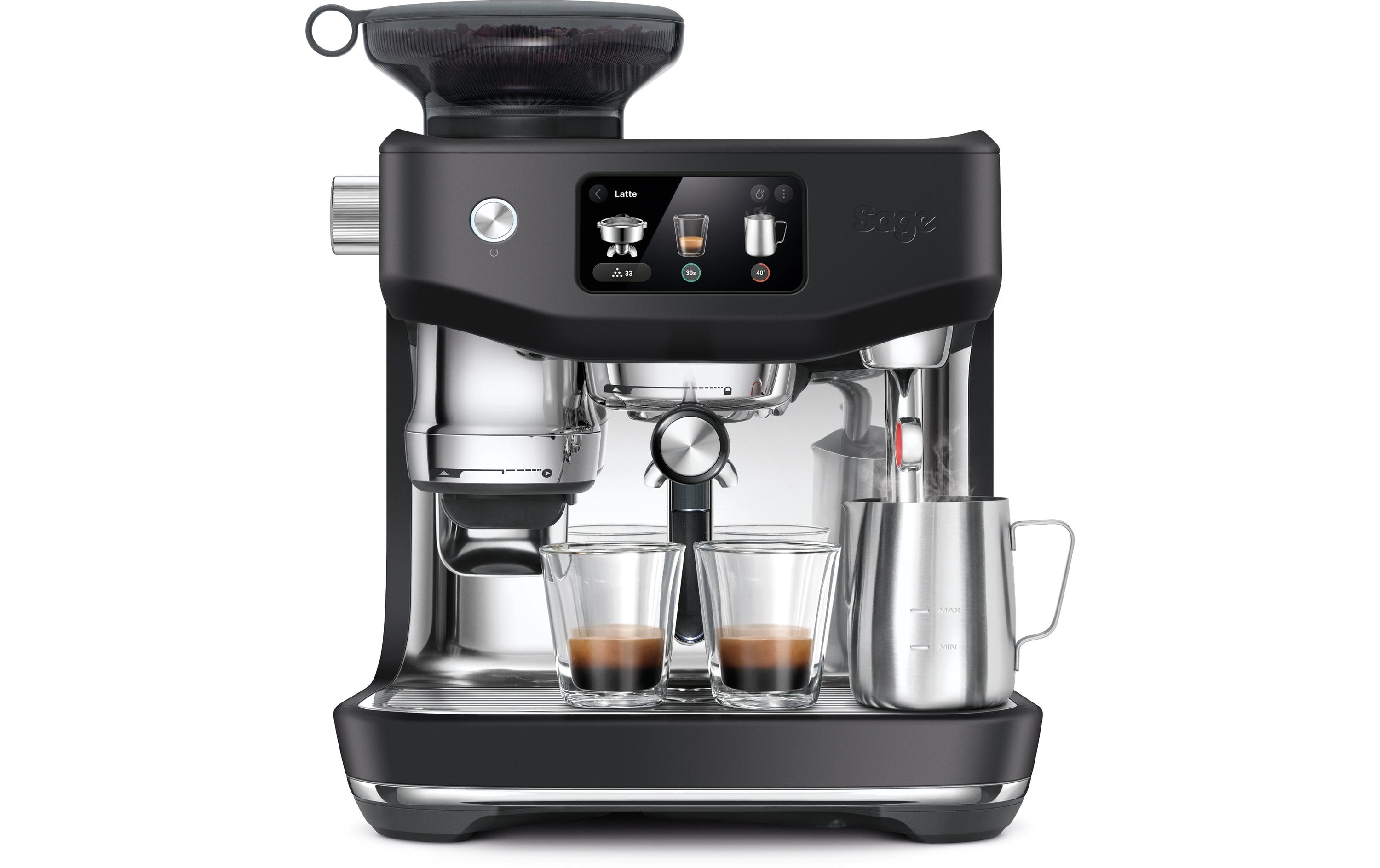 Siebträgermaschine Oracle Jet SES985 Trüffelschwarz<br>Espressomaschine