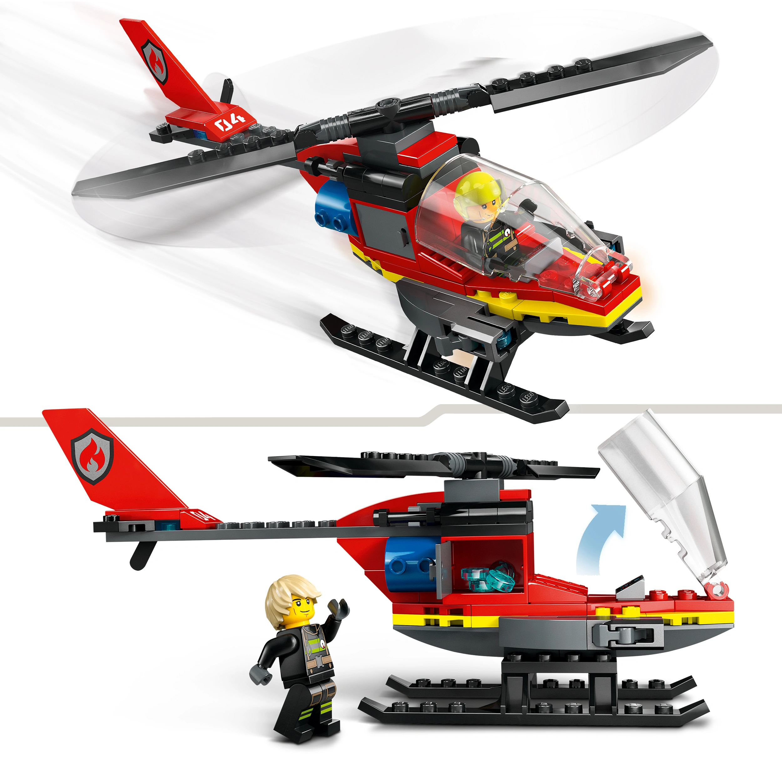 LEGO® City 60411 FEUERWEHRHUBSCHRAUBER