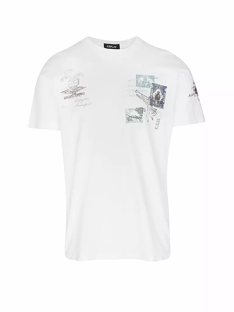 REPLAY T-Shirt  weiss