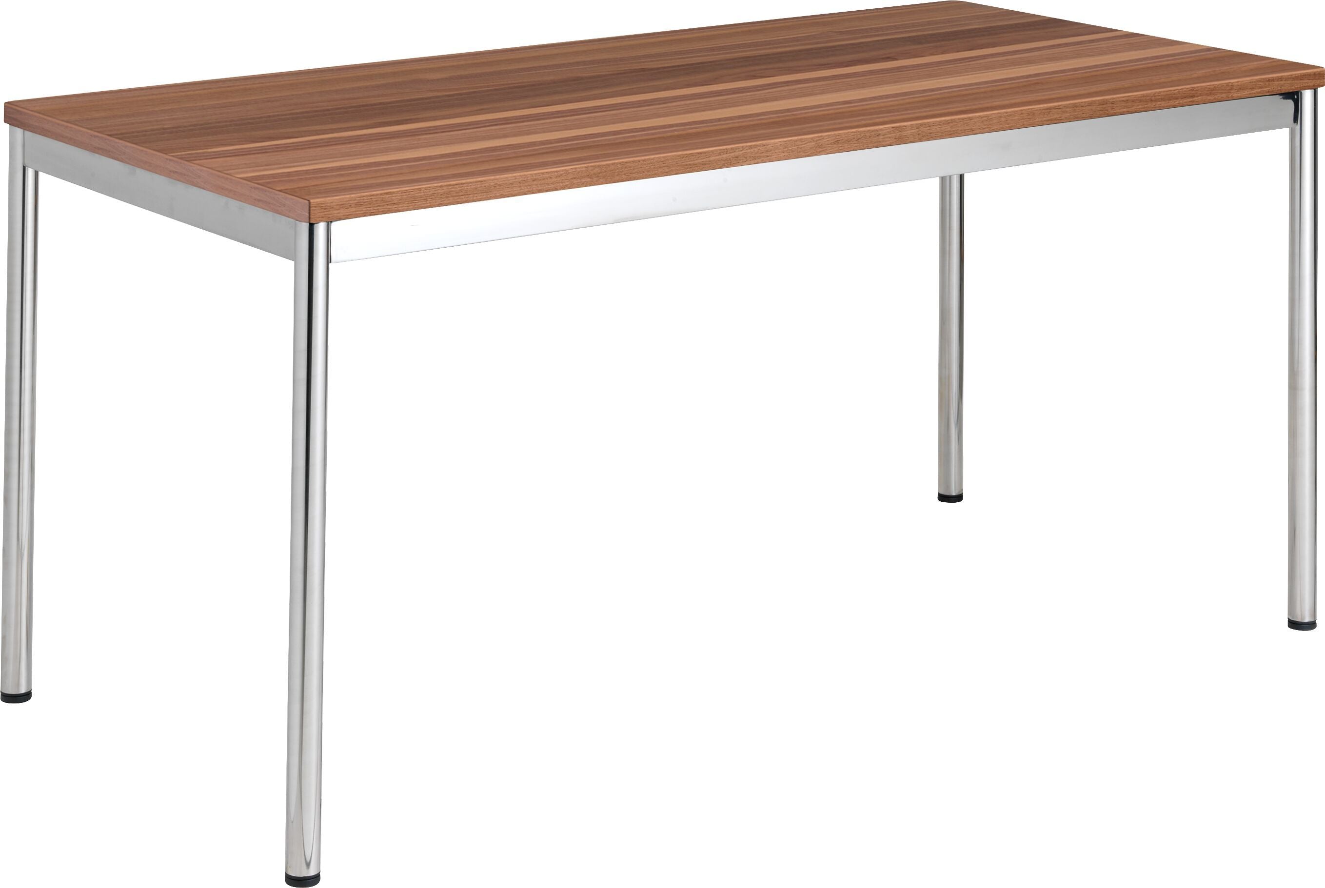 FLEXCUBE Schreibtisch - Nussbaum / B: 200.0 cm x T: 80.0 cm x H: 75.0 cm