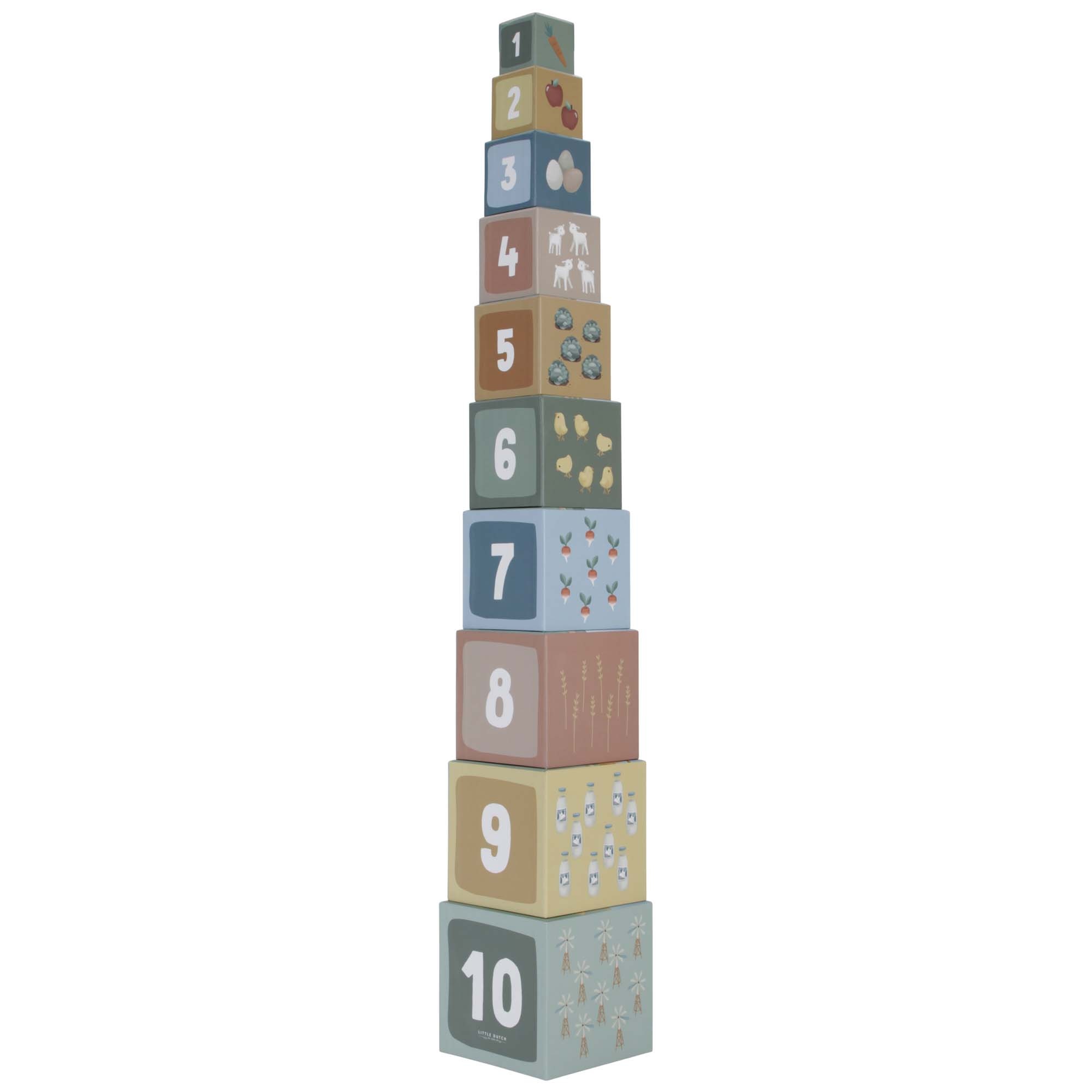 Little Dutch Stapeltoren Little Farm multi