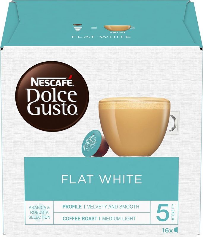 Nescafé - Dolce Gusto - Flat White - 48 Koffiecups