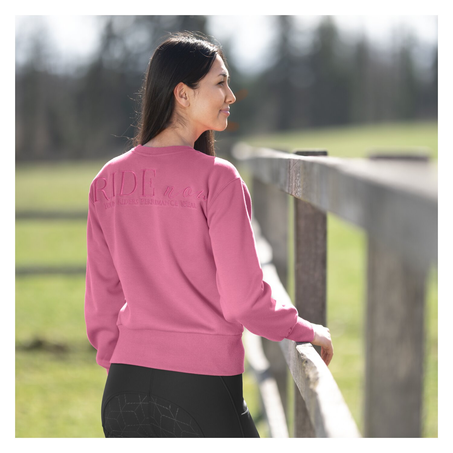 RIDE now Sweatshirt  - violet rose