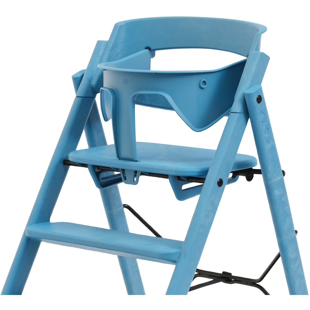 Køb KAOS Swedish Blue Klapp Højstol Recycled Med KLAPP® Sikkerhedsbøjle Og Bakke Bundle