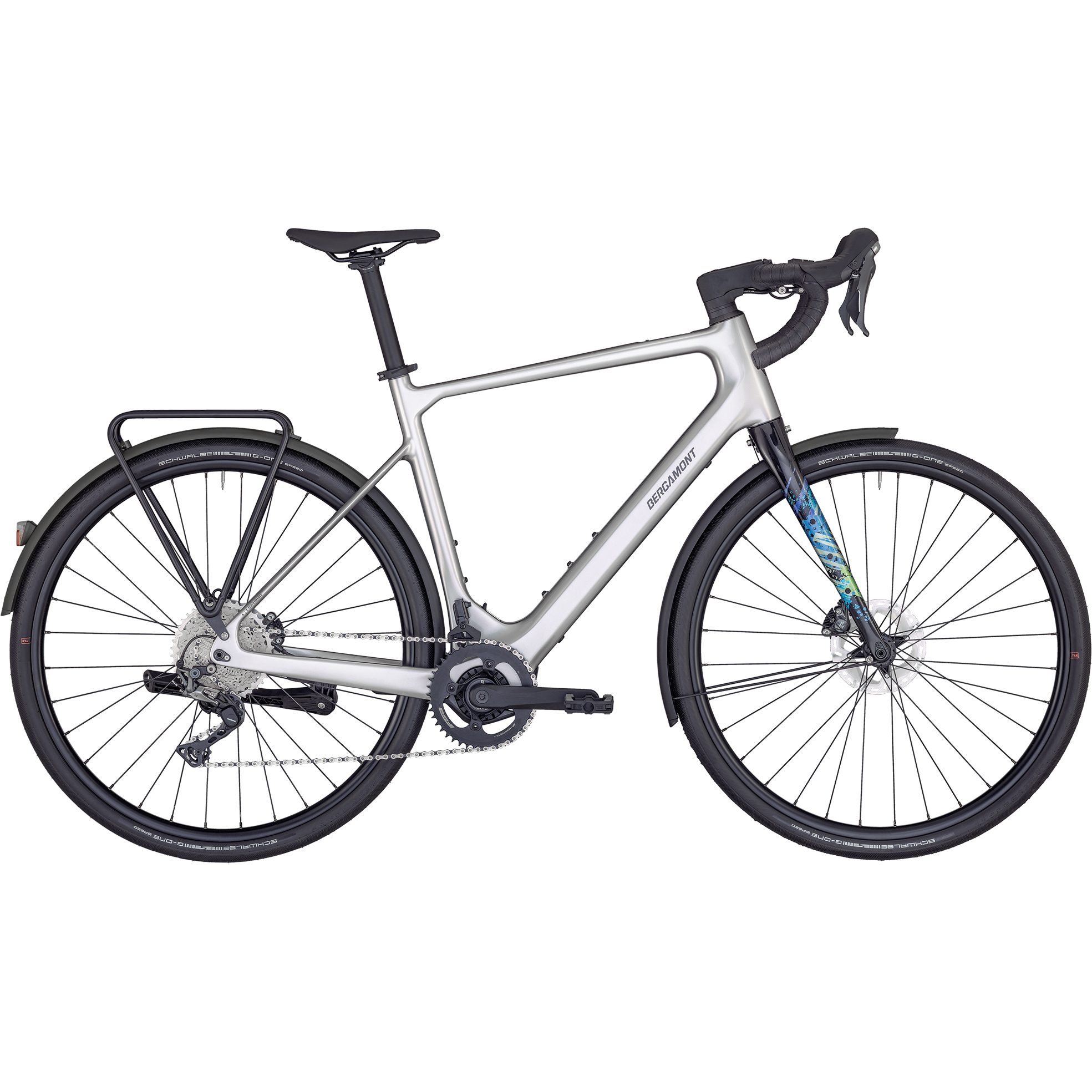 Bergamont E-Grandurance RD Expert Carbon E-Gravel Bike silber