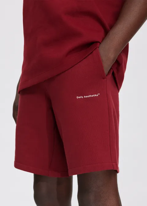 Korte broek met logo rood (ROO.D)