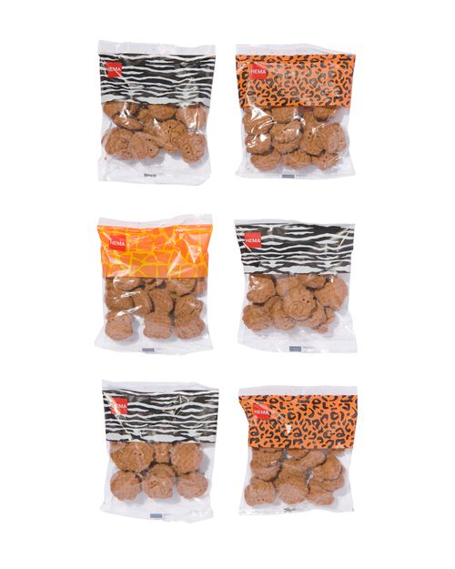 6 spéculoos safari