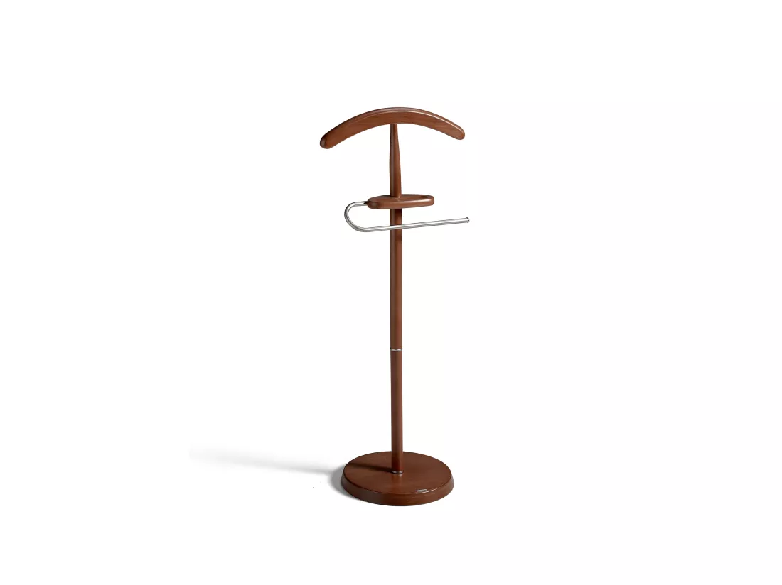 Valet de nuit - H111cm x L44cm x P30cm - hêtre massif mogano - Arbre