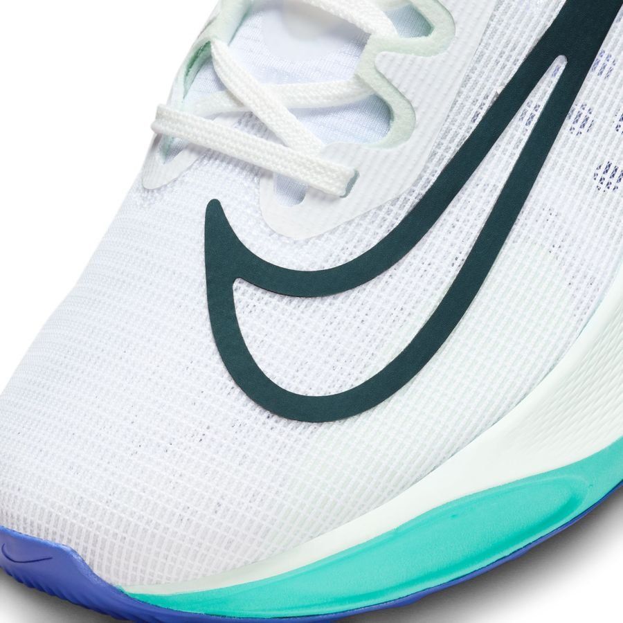 Nike Chaussures de Running Zoom Fly 5 - Blanc/Vert/Vert Turquoise