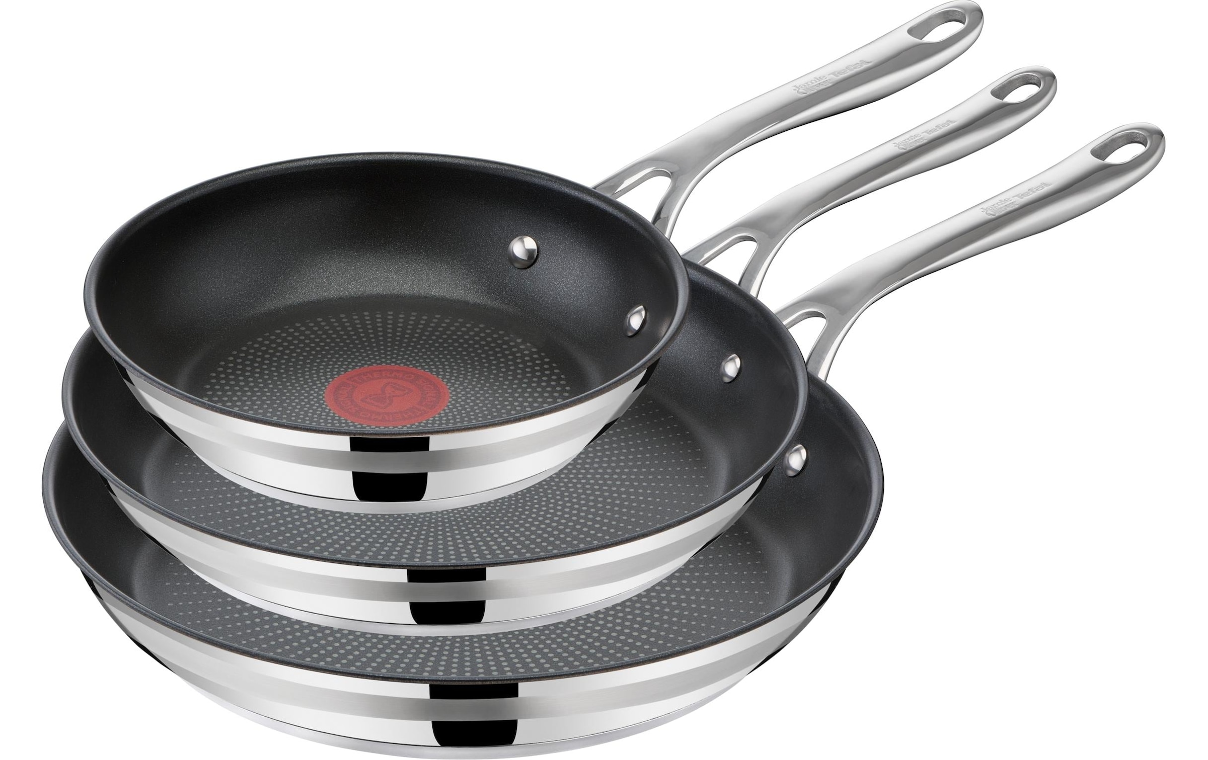 Tefal Pfannen-Set »Jamie Oliver Cook Smart 3-teilig« Edelstahl