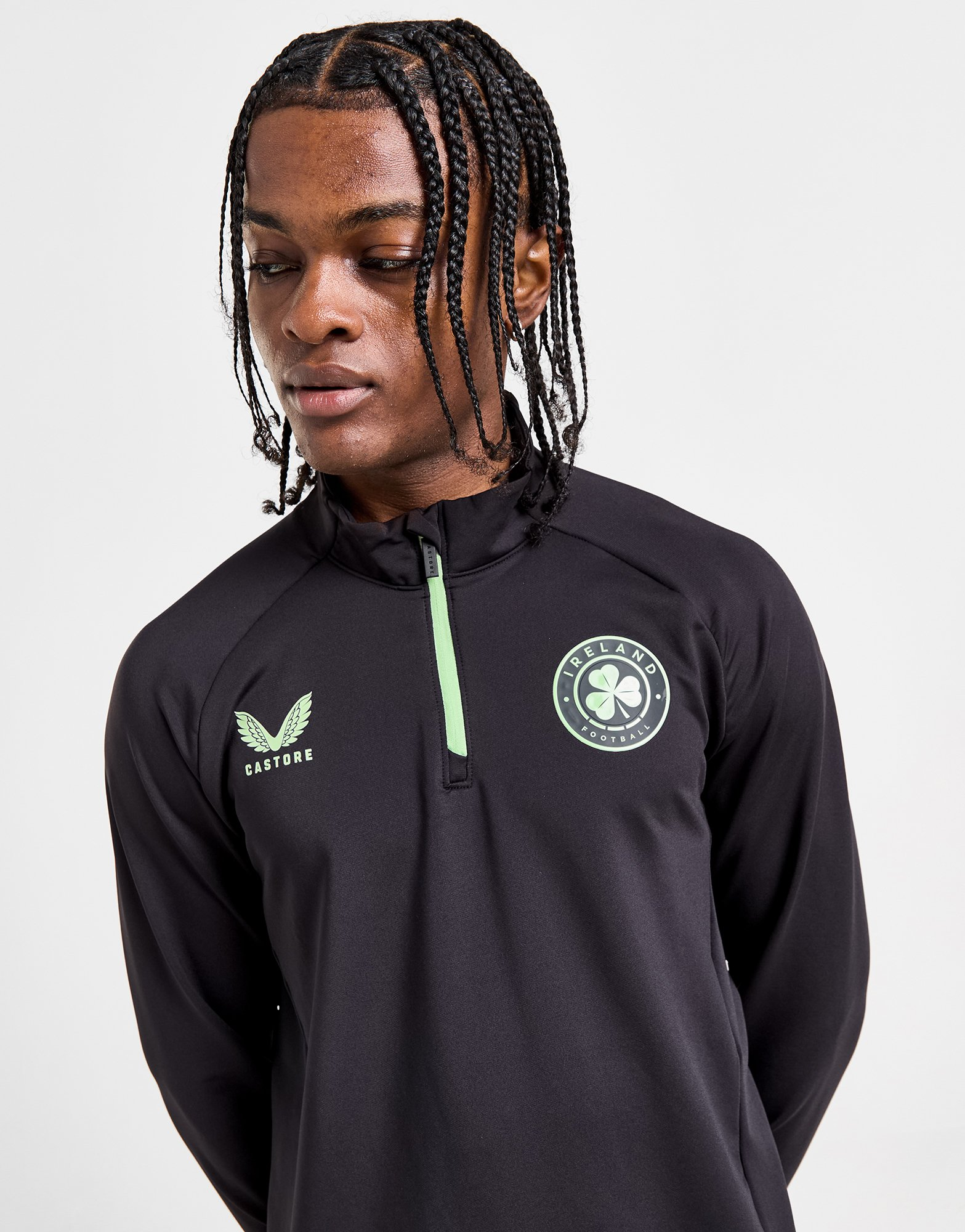 Castore Haut Zippé Irlande Homme