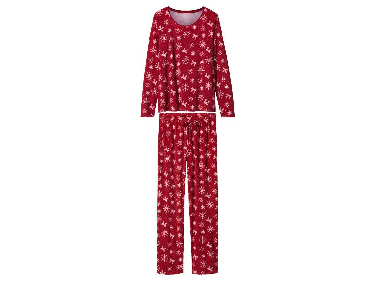 Velours dames kerstpyjama