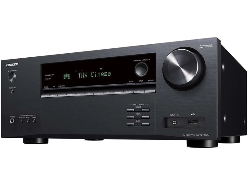 Onkyo AV-Receiver TX-NR6100 Schwarz 7.2 Kanal Surround 3D AV-Receiver