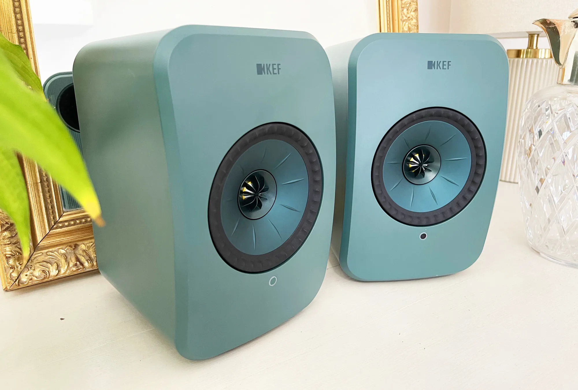 KEF LSX 2 LT Vert (la paire) Enceintes sans fil hi-fi