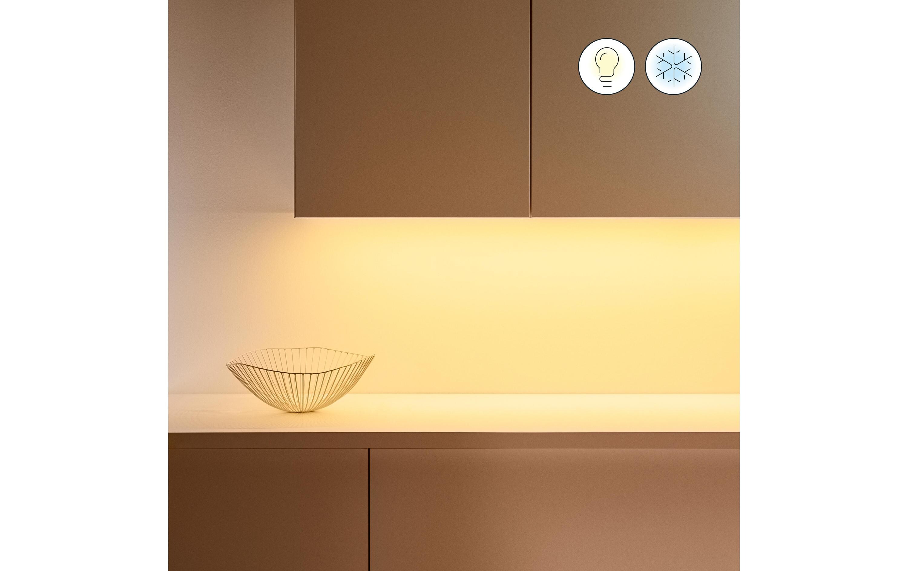 LED Stripe 20W 2m Tunable White & Color EinzelpackSmartes Leuchtmittel, steuerbar über Bluetooth, Matter, WLAN