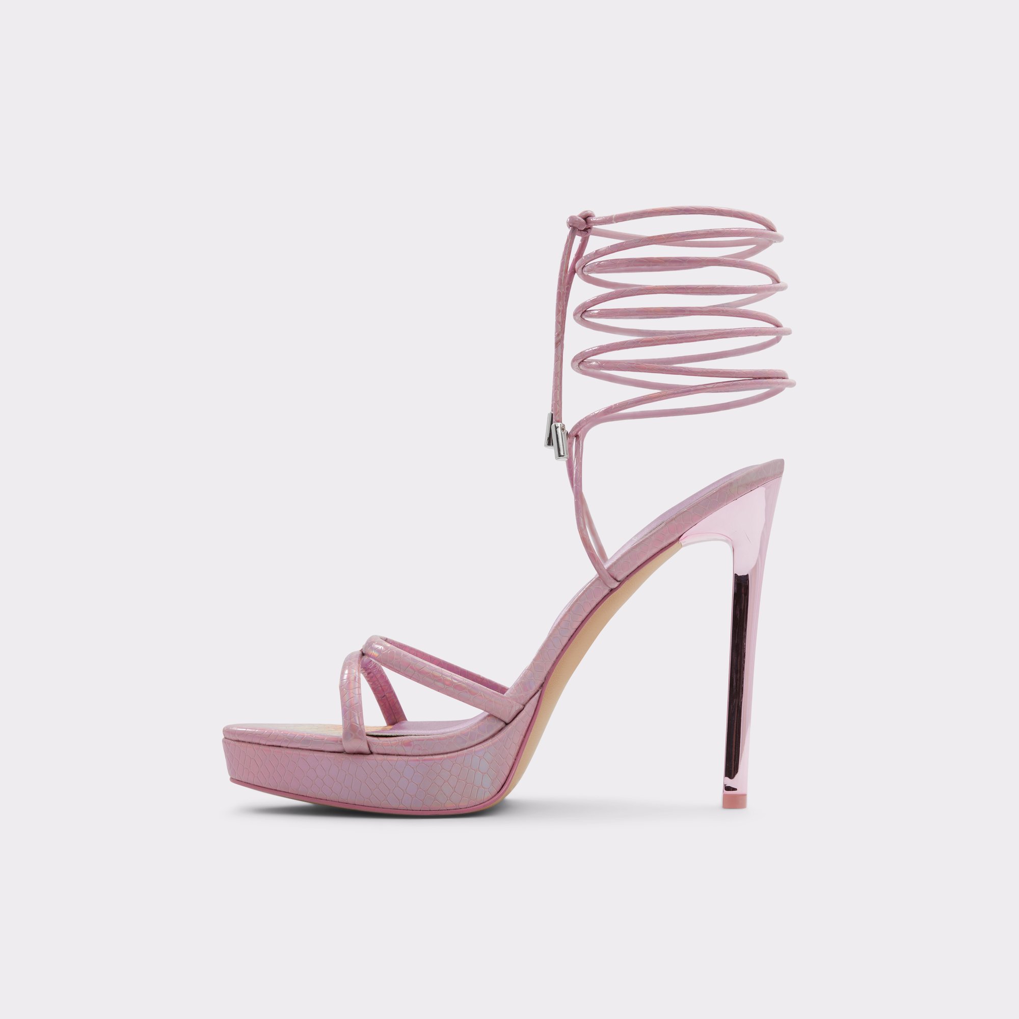Izabella Pink Overflow Women Strappy Sandals