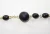 Pilgrim Damenkette :wooden beads black/matt gold 387031