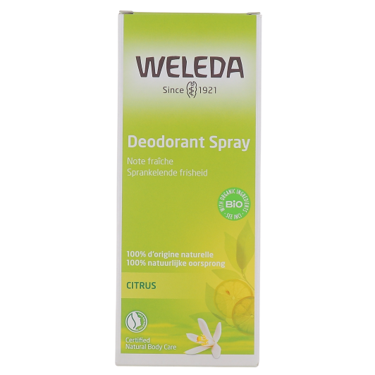Déodorant sans sels d'aluminium au citrus Weleda