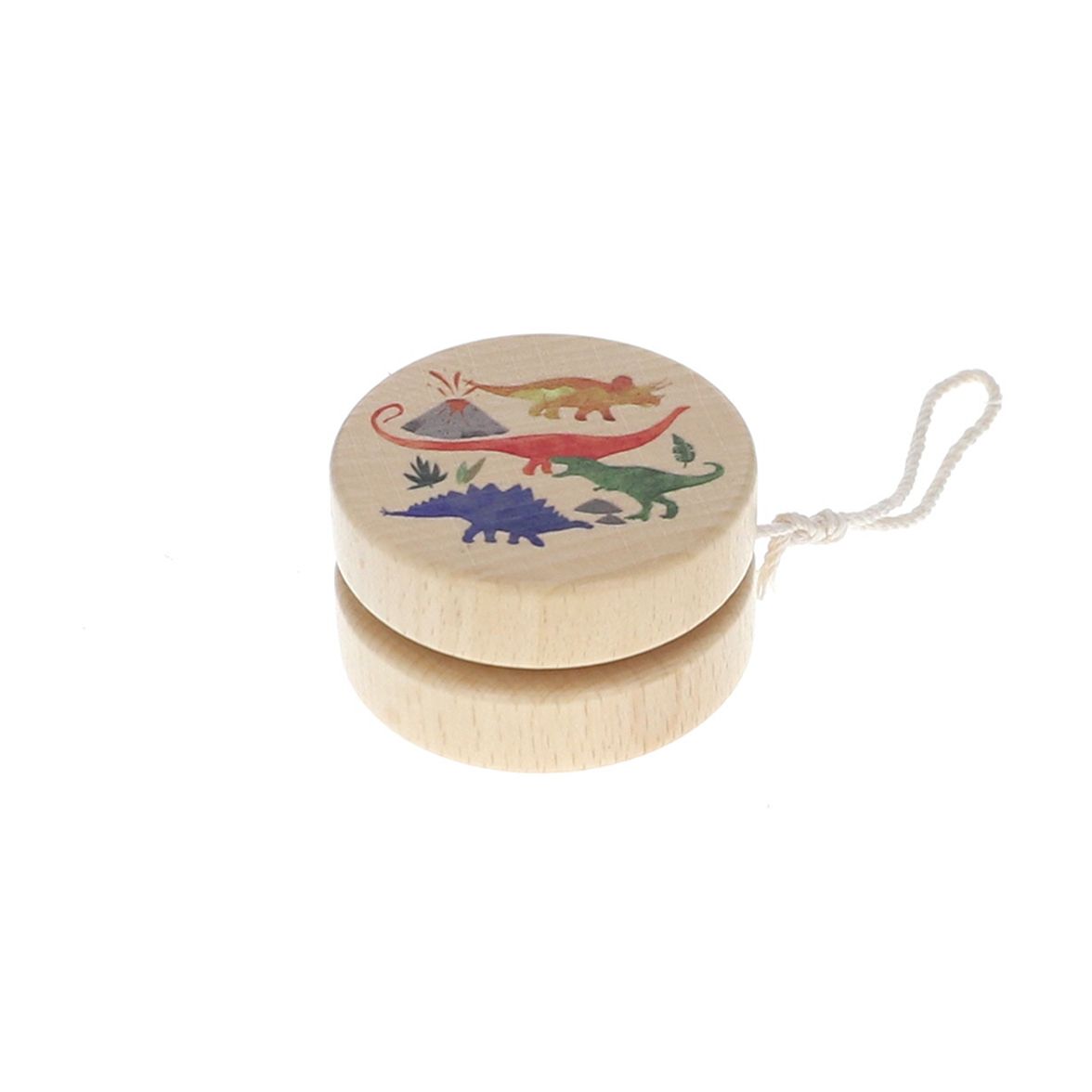Yoyo en bois dinosaures Mercredi et Patati