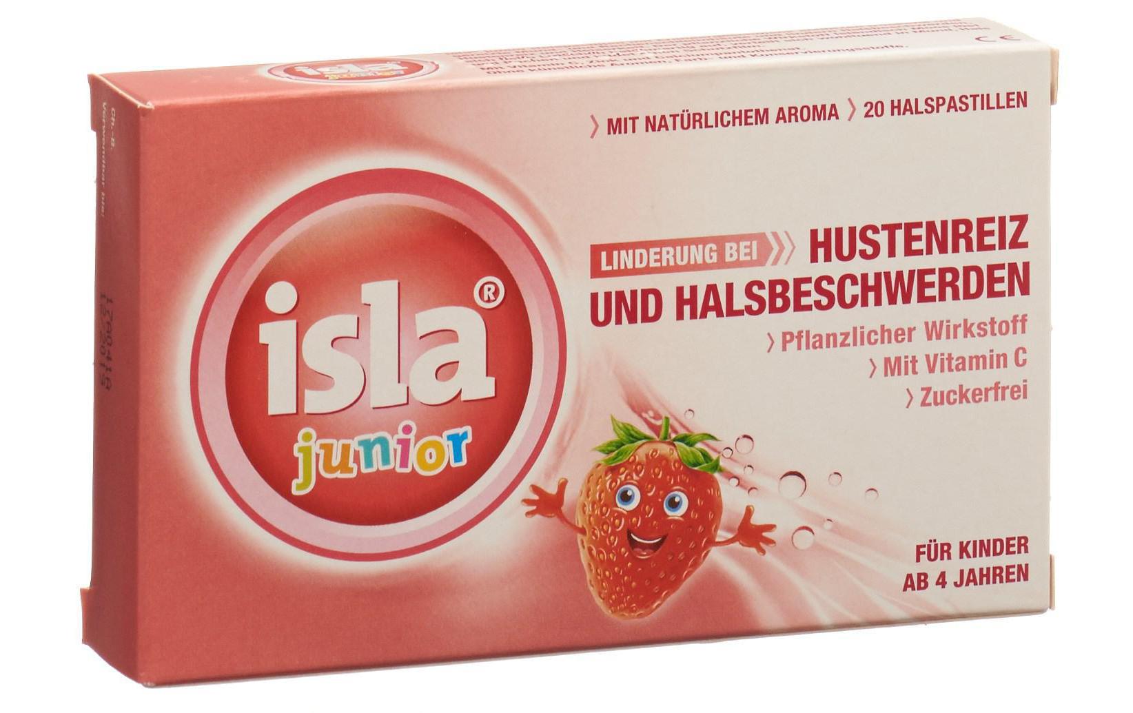 Junior 20 HalspastillenPastillen für Kinder bei Husten und Halsbeschwerden
