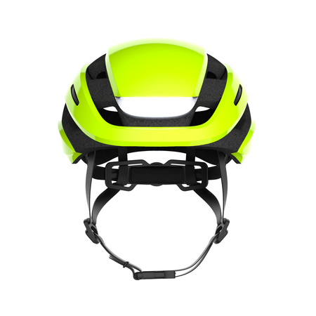 ULTRA MIPS Velohelm mit Front- und Rücklicht  lime  54-61CM