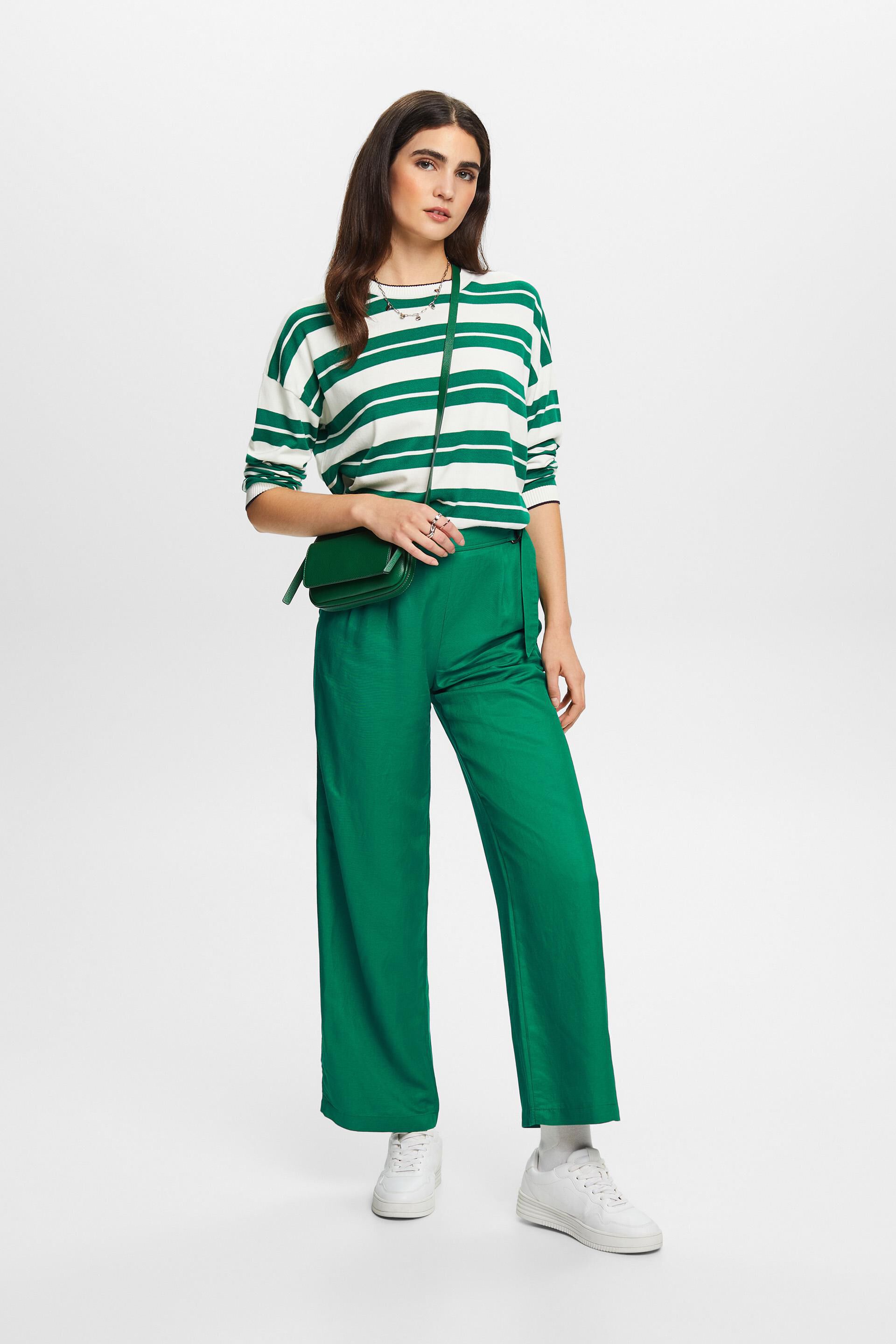 Pants woven