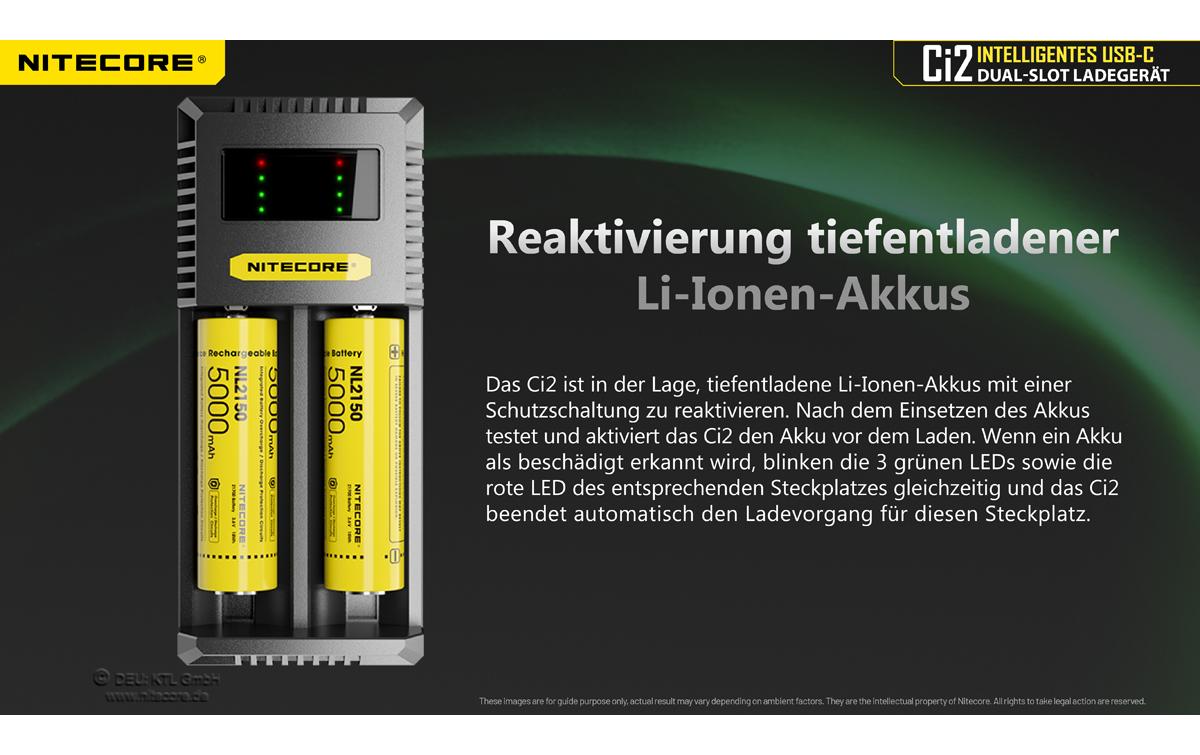 Ladegerät Ci2 USB-CUSB-Ladegerät