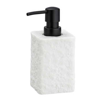 Wenko Villata zeepdispenser polyresin natuursteenlook 300 ml