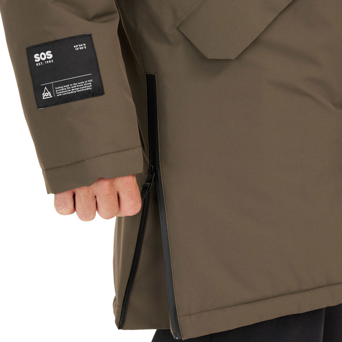SOS Malbun Insulated Parka Vinterjakke Herre