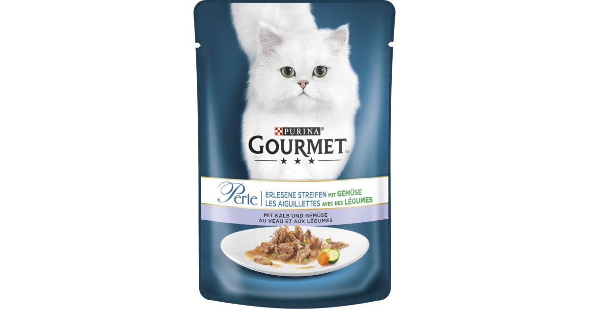 PURINA Gourmet Perle Streifen Kalb & Gemüse