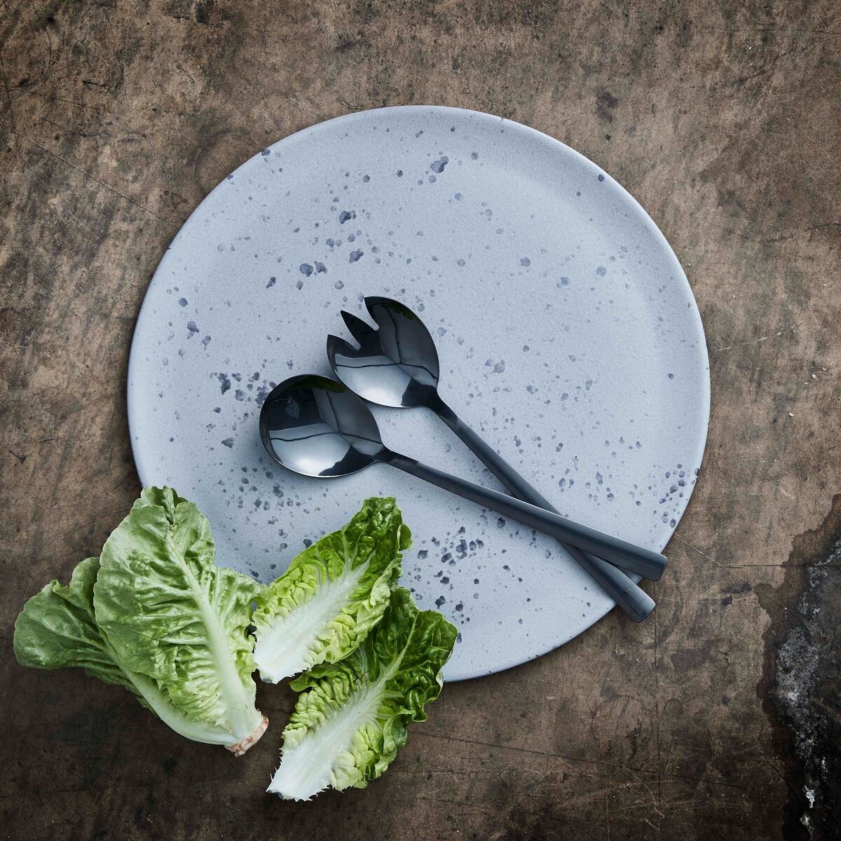 RAW Salatbestikk 2 deler, Svart