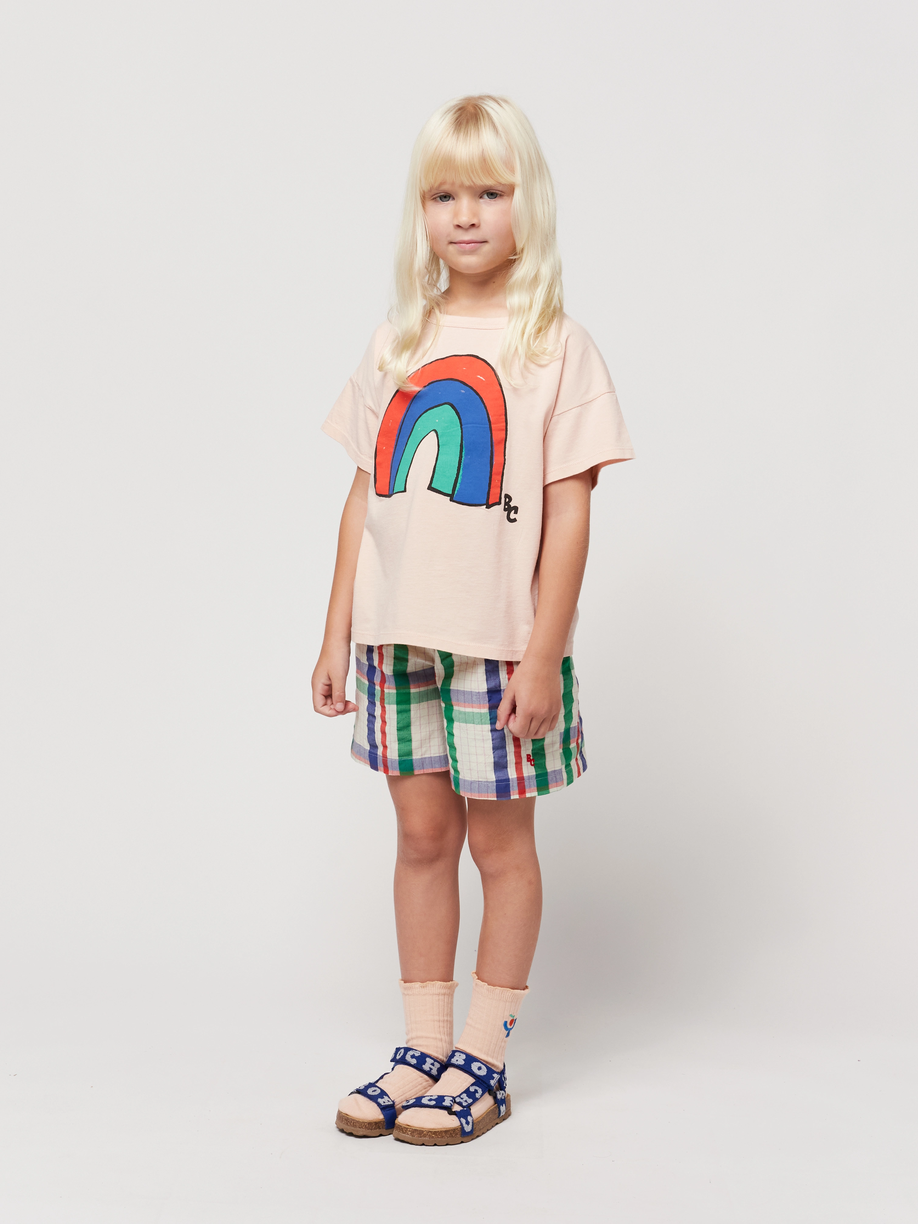T-Shirt RAINBOW in light pink