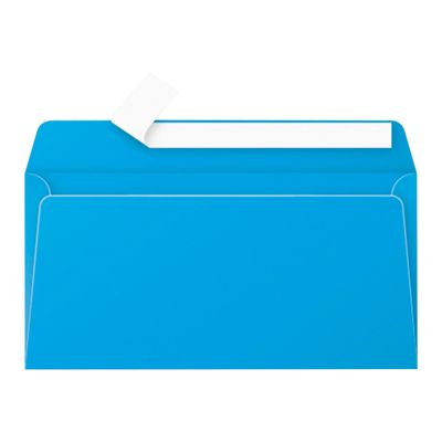 Pollen - 20 Enveloppes -110 x 220 mm - 120 g/m² - turquoise