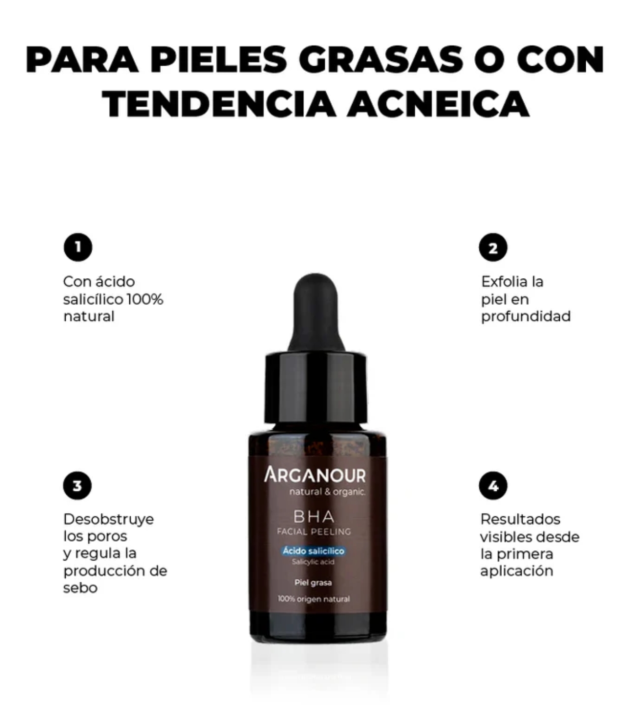 Arganour - Peeling Facial com Ácido Salicílico BHA