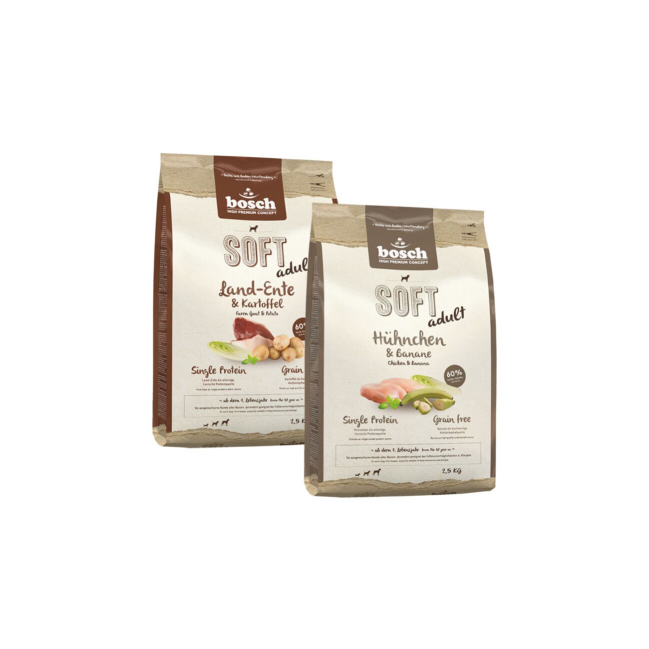 bosch Soft Mixpaket Geflügel 2x2,5kg