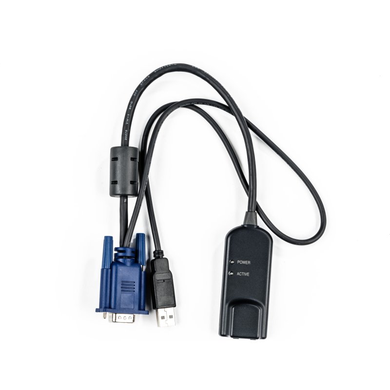 Vertiv Avocent MPUIQ-VMCHS câble kvm Noir, Bleu 0,3556 m