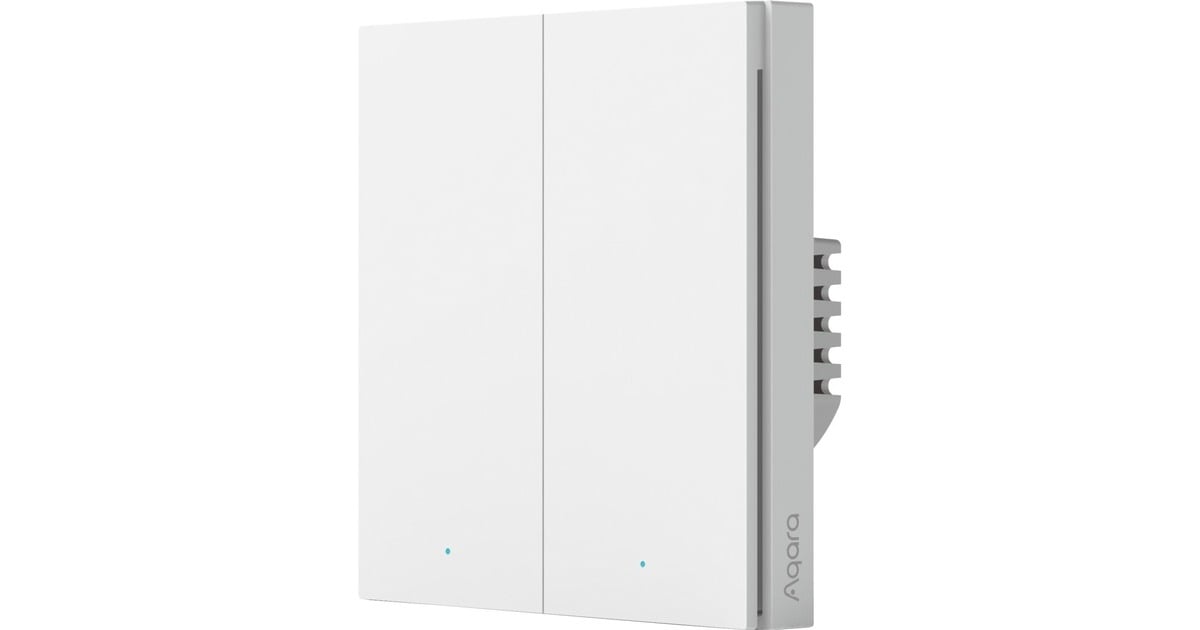 AqaraSmart Wall Switch - Double rocker (Without Neutral) knop  (Wit)