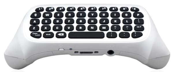 Tastatur for Xbox One S-kontroller, hvit