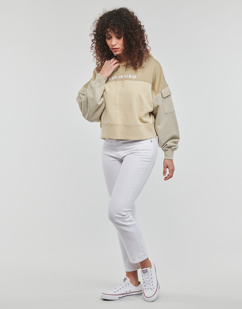 Converse - FASHION CROPPED - Blanc / Multicolore