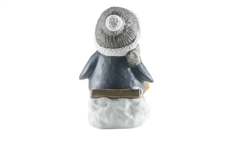 Deko Pinguin mit Schlitten