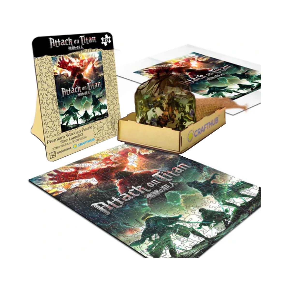 Crafthub Attack on Titan puslespill (Final Battle Assault on Trost)