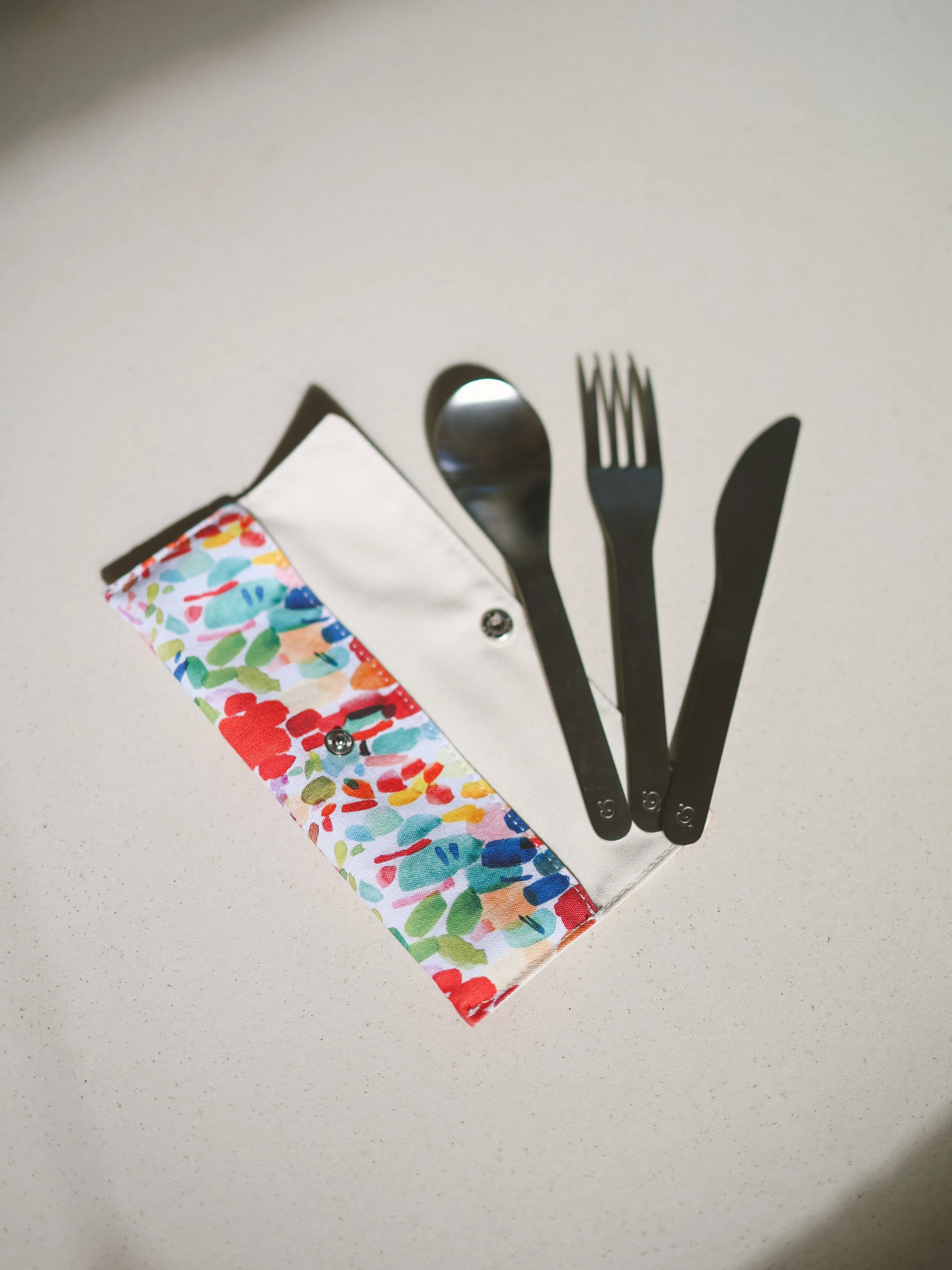 Set de 3 couverts en inox Arty - Qwetch